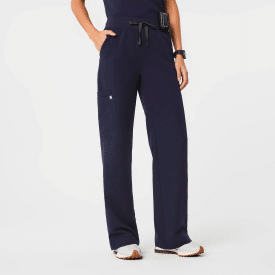 High Waisted Isabel Wide Leg Scrub Pants